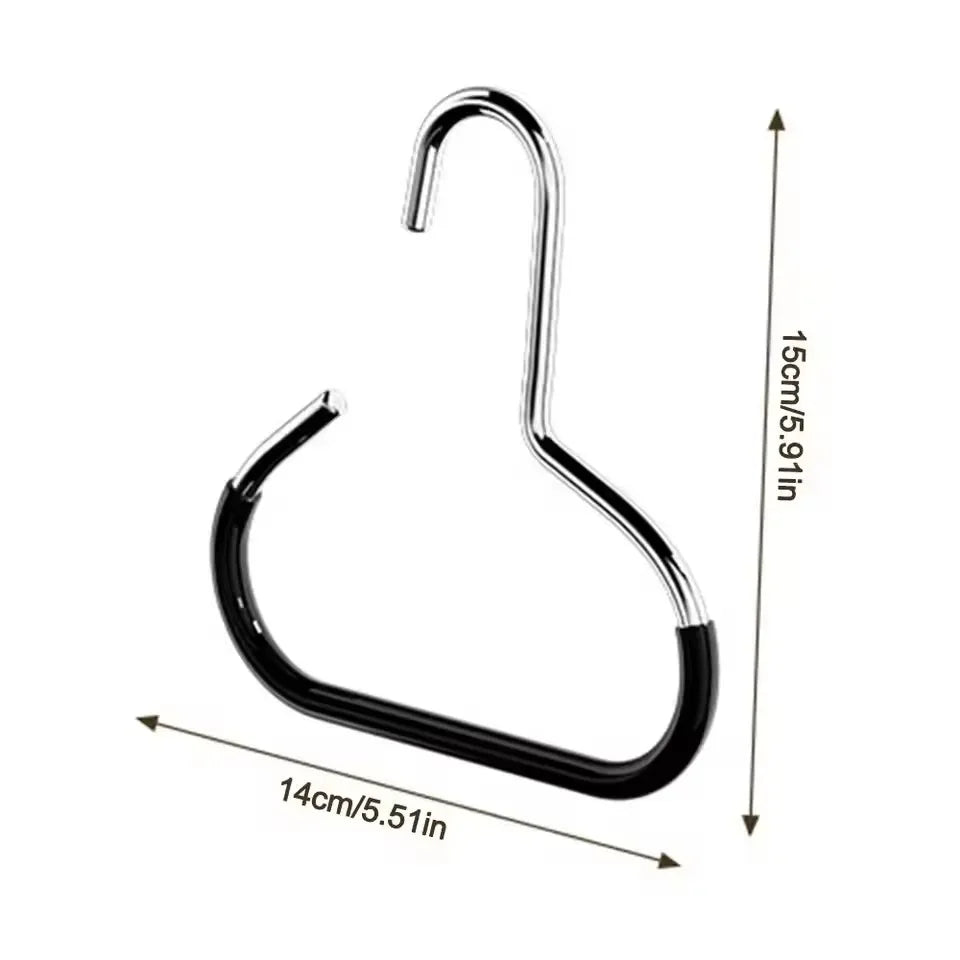 Durable Circle Ring Hat Hanger Non-Marking Non-Slip Hat Storage Hook Scarf Towel Tie Hanging Rack