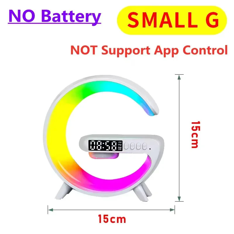 Wireless Charging Station with Clock & Speaker