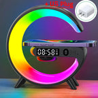 Wireless Charging Station with Clock & Speaker