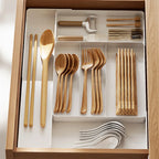 Expandable Drawer Organizer – Adjustable Cutlery Tray for Kitchen Drawers