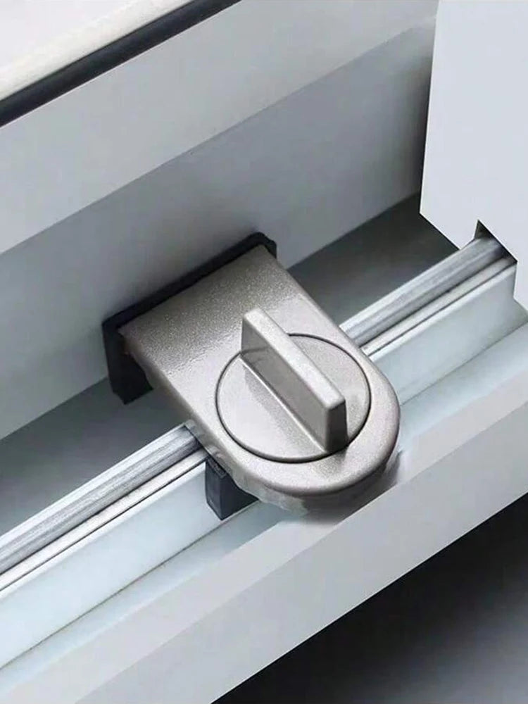 No-Drill Sliding Door Safety Lock
