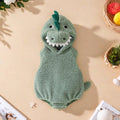 Little Dino Baby Hooded Romper